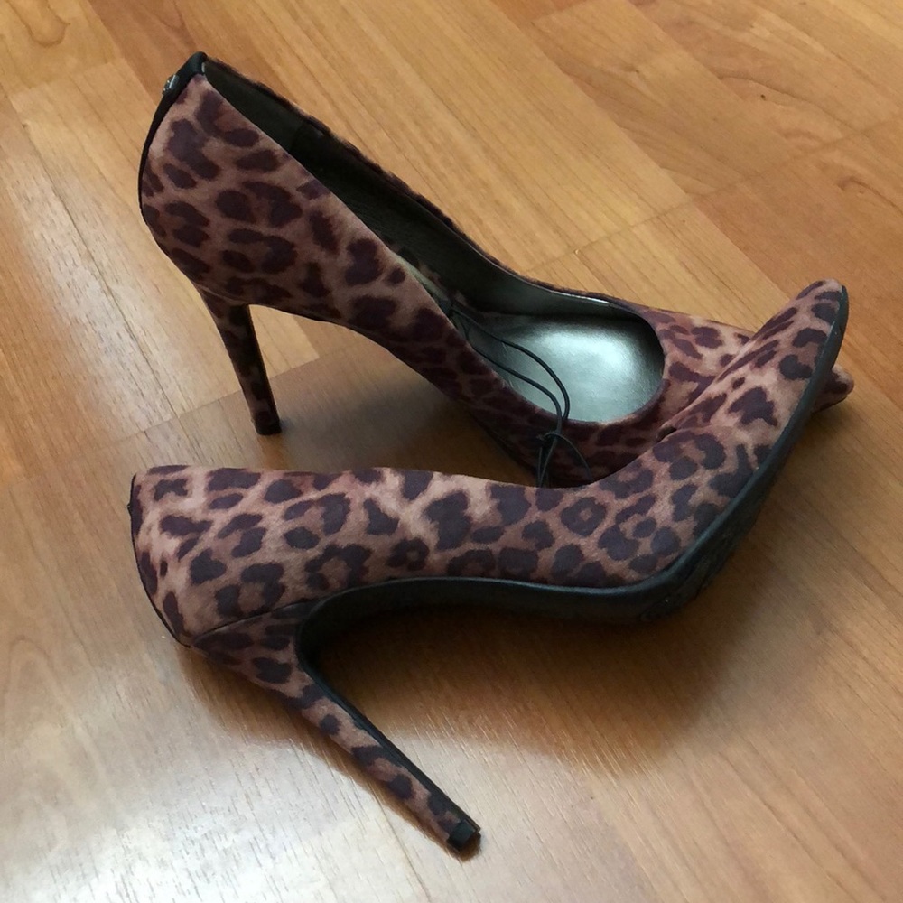 Sam & Libby Animal Print Heels Size 9 & 8.5 - Picture 3 of 5